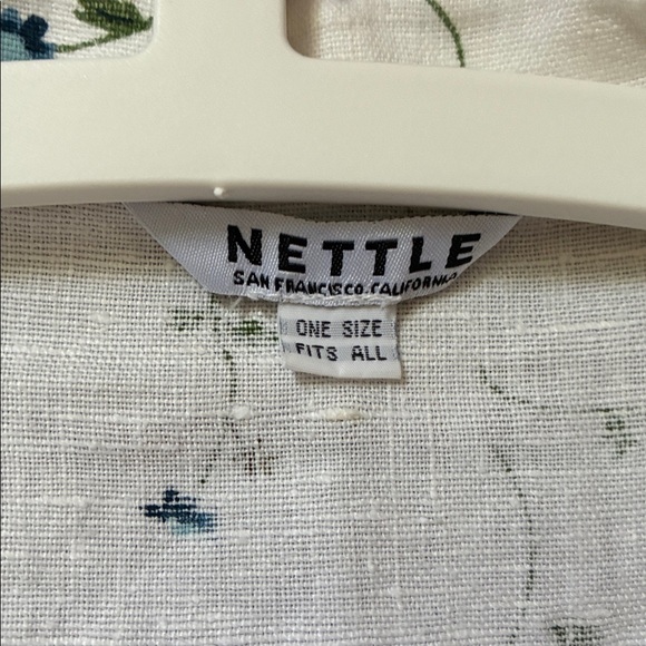 Nettle Studios Boxy Collared Top Floral One size fits all - Picture 3 of 6